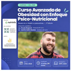 Curso avanzado en obesidad con enfoque psico-nutricional 3ªed